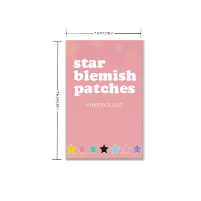 240 pieces of multi-color star acne patches