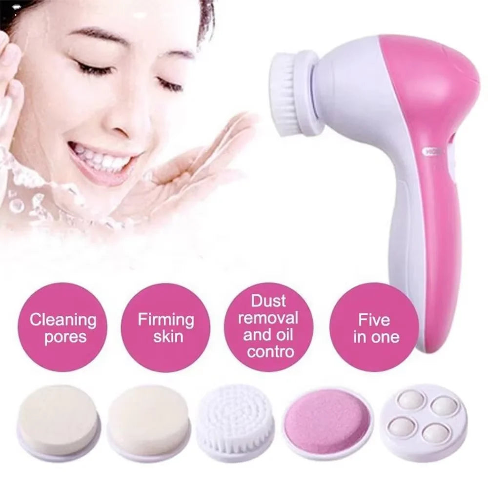 5 IN 1 Electric Facial Cleaner Brush