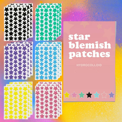 240 pieces of multi-color star acne patches
