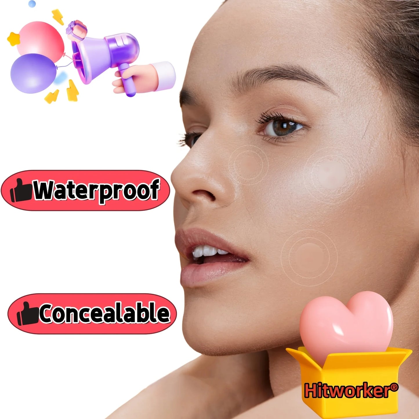 180/360PCS Invisible Acne Sticker