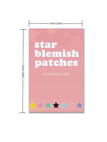 240 pieces of multi-color star acne patches
